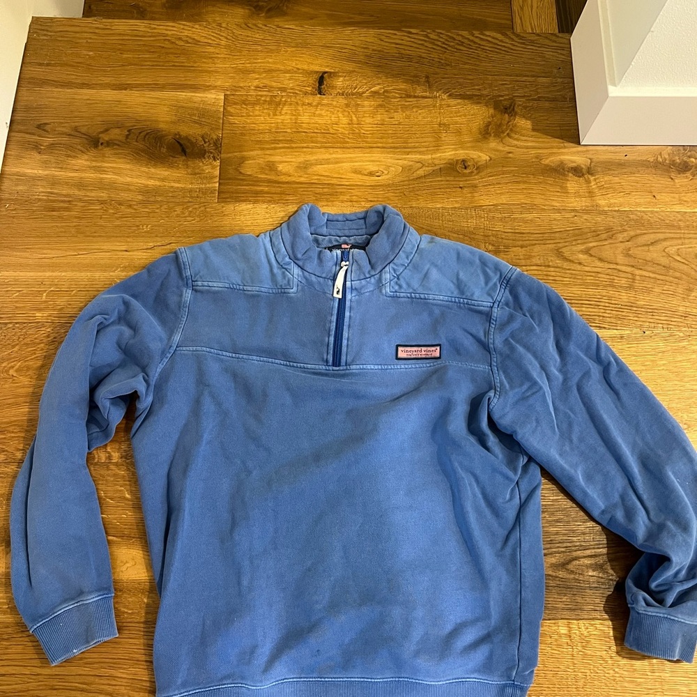 Vineyard Vines faded quarter zip sweatshirt